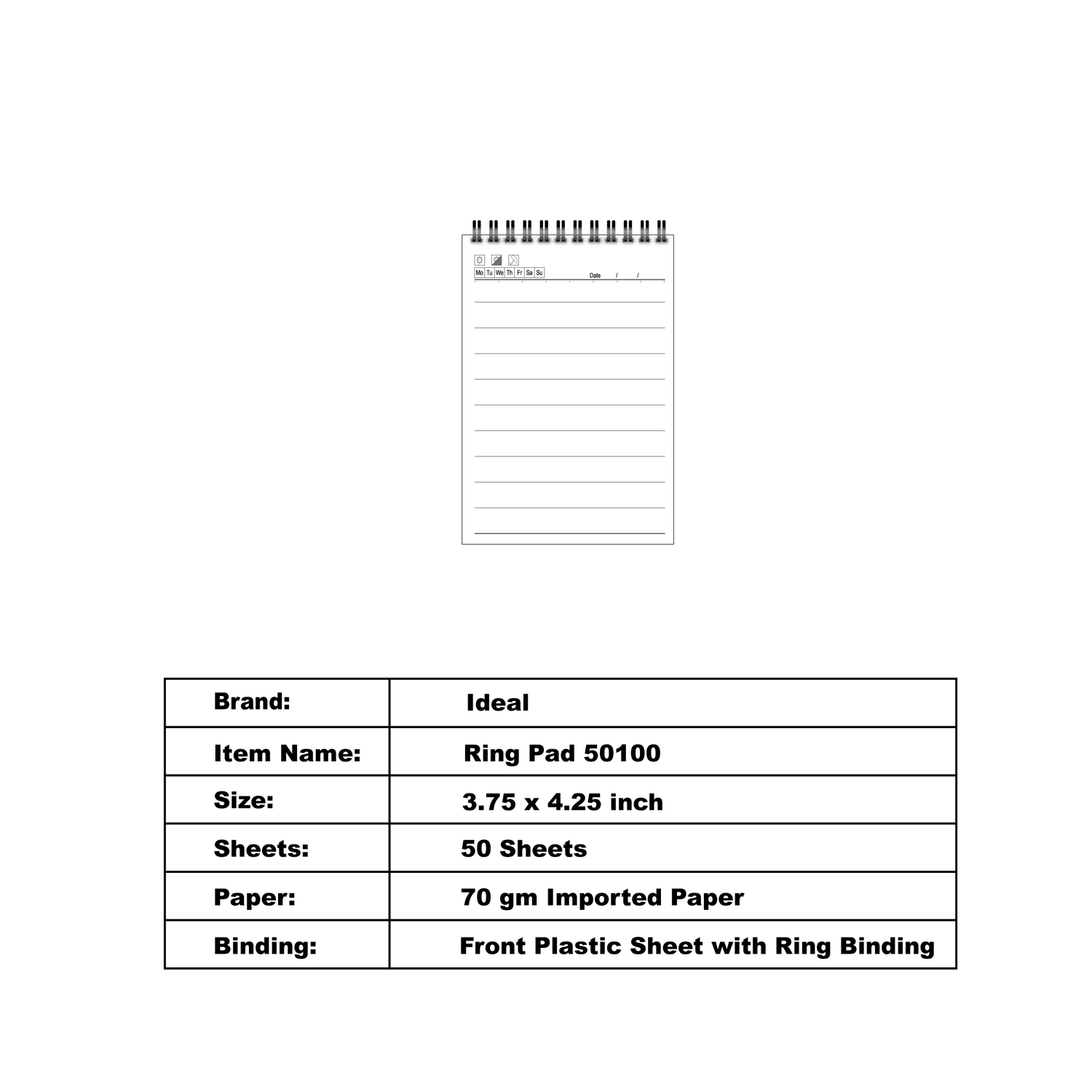 Premium Ring Pad 50100 – Size 3.75 x 4.25 inches