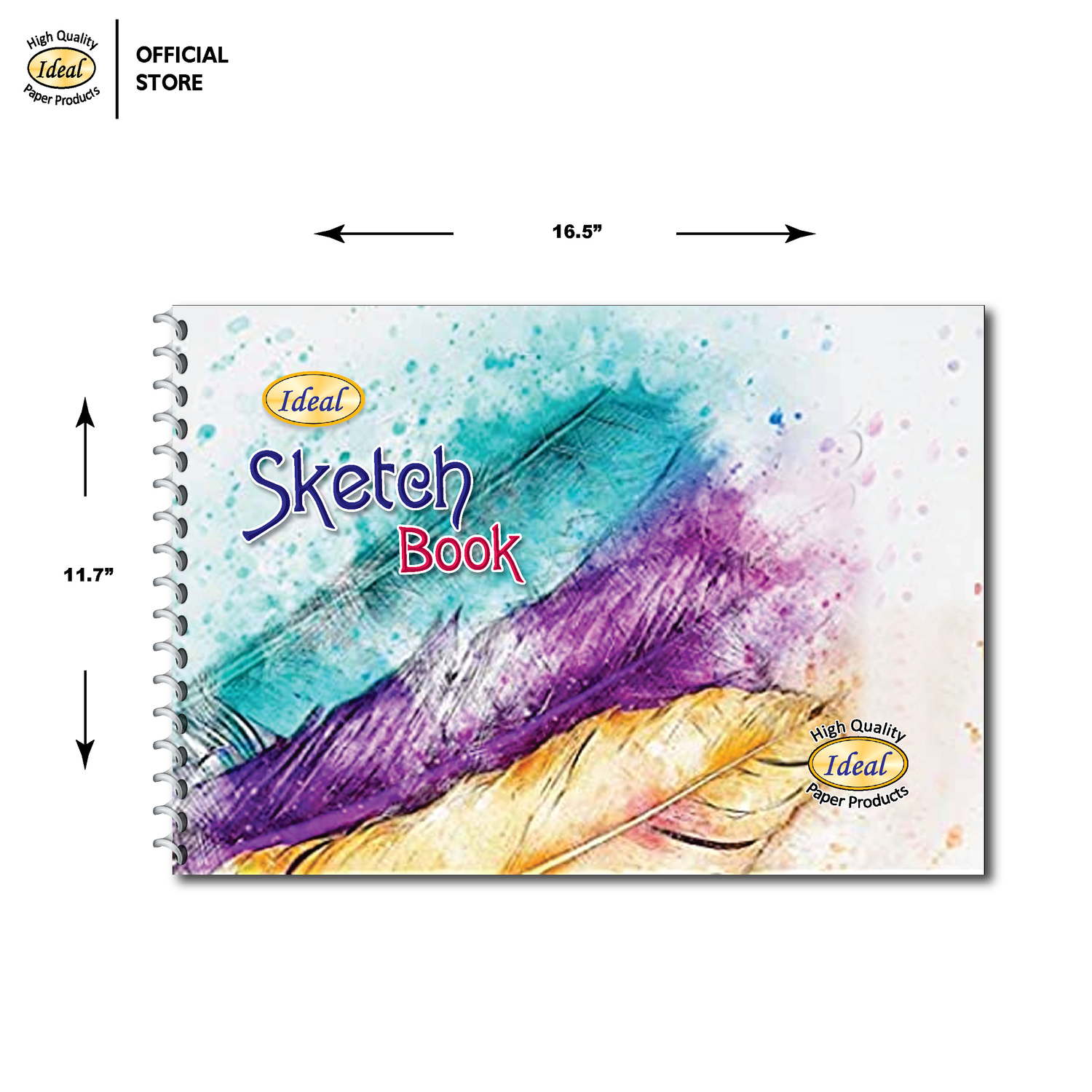 Sketch Book - A3 Size - 250g Paper - For Acrylic & Watercolor