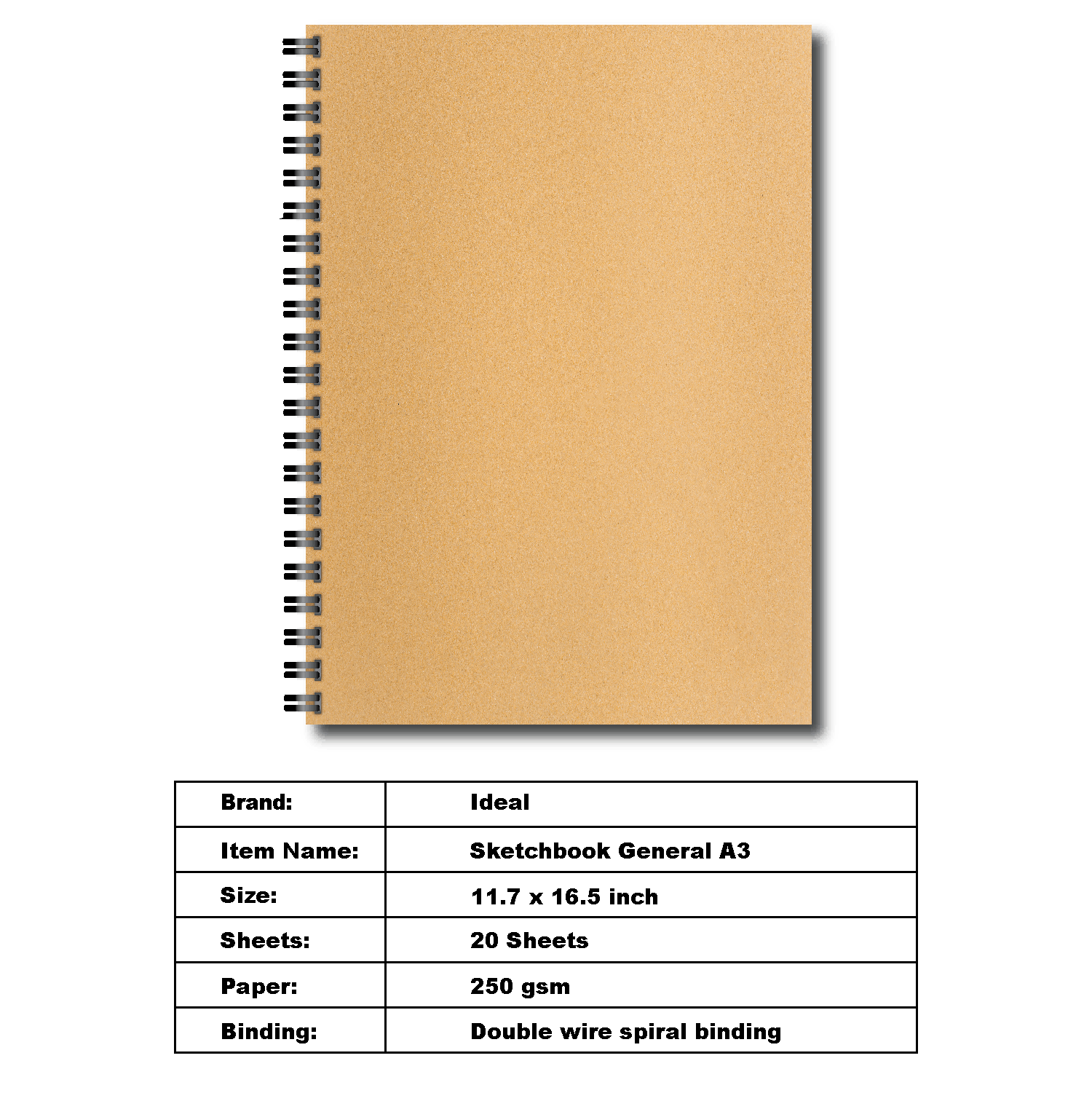 Sketchbook Hardbound - A3 Size - For Painting