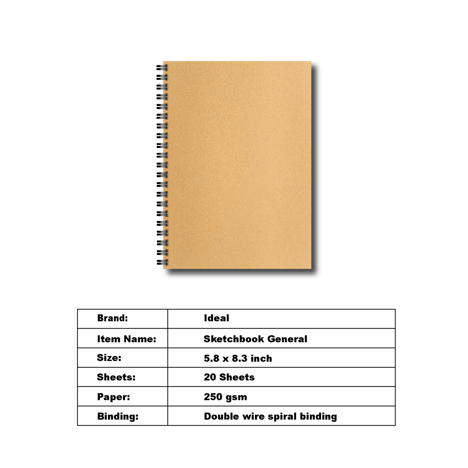 Sketchbook Hardbound - A5 Size - For Painting