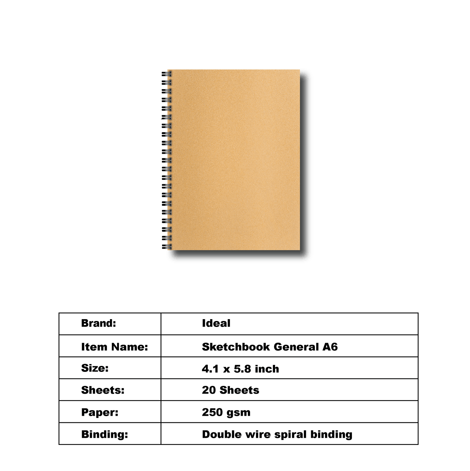Sketchbook Hardbound - A6 Size - For Painting