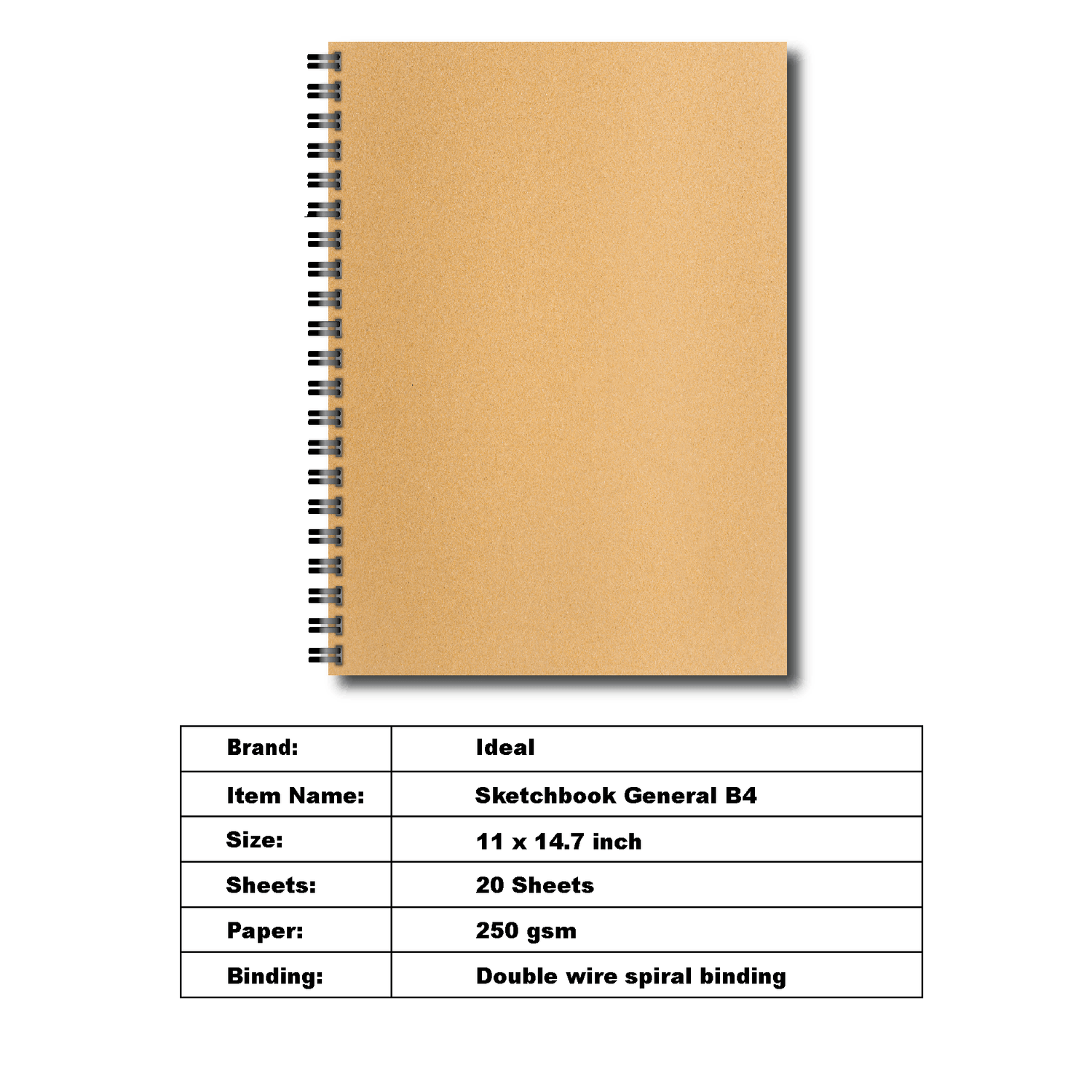 Sketchbook Hardbound - B4 Size - For Painting