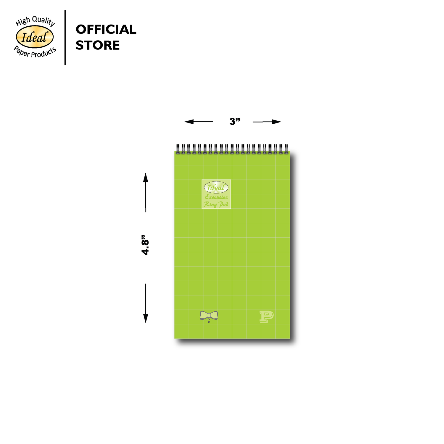 Spiral Notebook / Pad Ex P - Pack of 3 Pcs - Pocket Size - Imported Paper