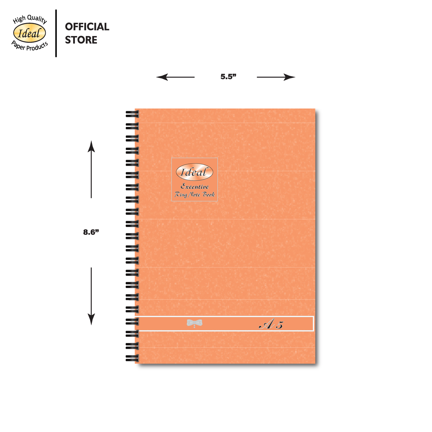 Spiral Notebook / Pad Ex D - Size A5 - Imported Paper